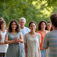 Group of diverse individuals happily engaging in activities, symbolizing general health improvement programs.